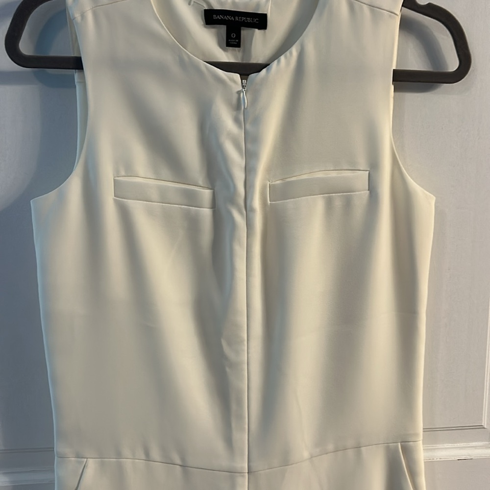 Banana Republic Cream Jumpsuit - Picture 4 of 6